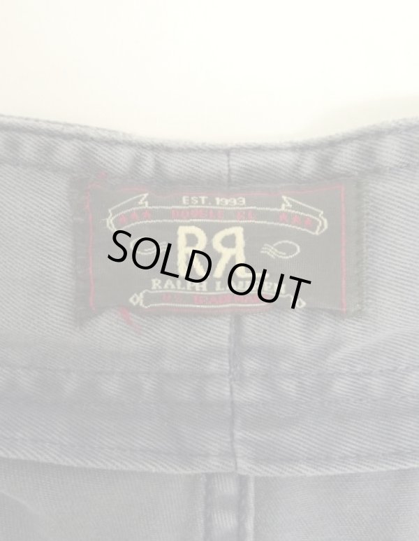 画像2: 90'S RRL 初期 三ツ星タグ ベルト付き プリーツ入り チノショーツ ネイビー USA製 (VINTAGE)