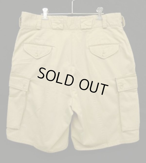 画像6: 90'S RALPH LAUREN ワンプリーツ カーゴショーツ ベージュ USA製 (VINTAGE)