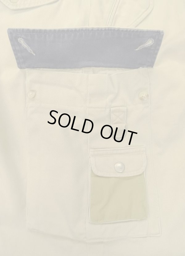 画像5: 90'S RALPH LAUREN ワンプリーツ カーゴショーツ ベージュ USA製 (VINTAGE)