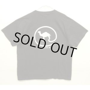 画像: 90'S CAMEL シングルステッチ 両面プリント 半袖 Tシャツ ブラック USA製 (VINTAGE)