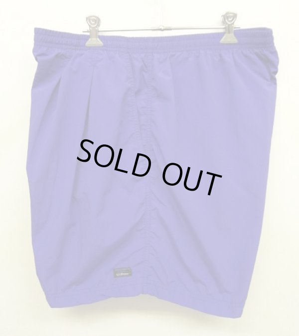 画像4: 90'S LL Bean ツープリーツ ナイロンショーツ ダークブルー (VINTAGE)