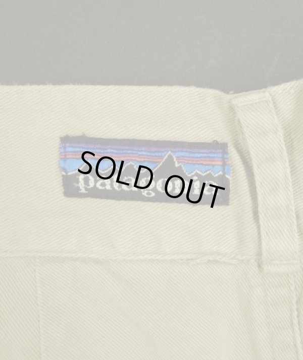 画像6: 80'S PATAGONIA "Rマーク無しタグ" ツープリーツ チノショーツ ベージュ (VINTAGE)