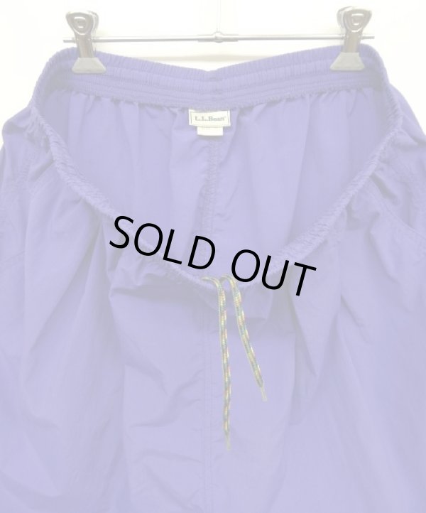 画像3: 90'S LL Bean ツープリーツ ナイロンショーツ ダークブルー (VINTAGE)