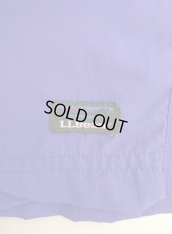 画像5: 90'S LL Bean ツープリーツ ナイロンショーツ ダークブルー (VINTAGE)