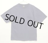 画像: 90'S CROSS CREEK コットン100% シングルステッチ ポケット付き 半袖 Tシャツ ネイビー USA製 (VINTAGE)