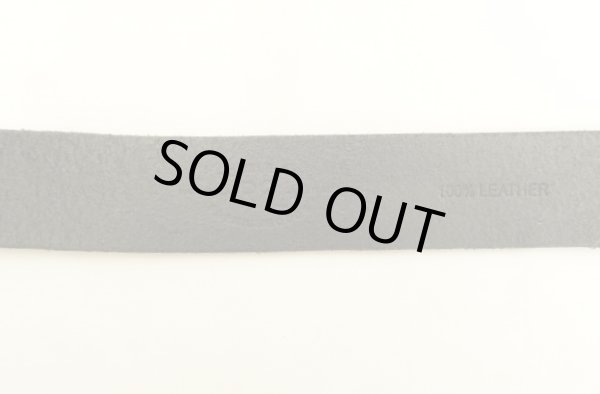 画像3: RRL "SOLID BRASSバックル" レザーベルト ブラック イタリア製 (USED)