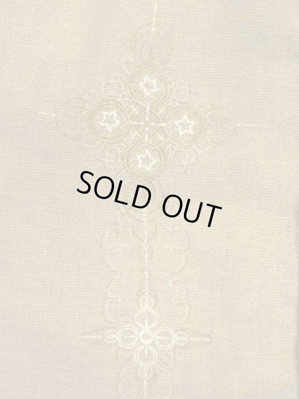 画像3: 05'S PATAGONIA "RHYTHM" ヘンプ/ポリ 刺繍入り 半袖 オープンカラーシャツ (VINTAGE)