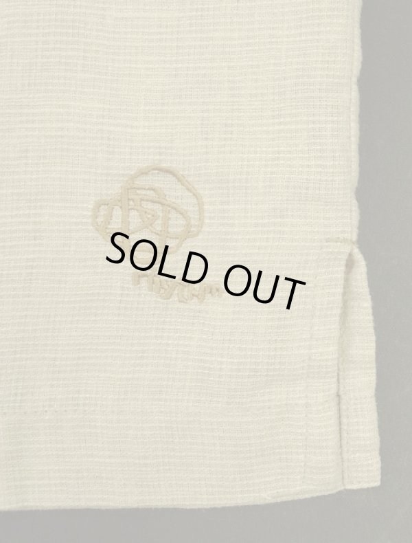 画像4: 05'S PATAGONIA "RHYTHM" ヘンプ/ポリ 刺繍入り 半袖 オープンカラーシャツ (VINTAGE)