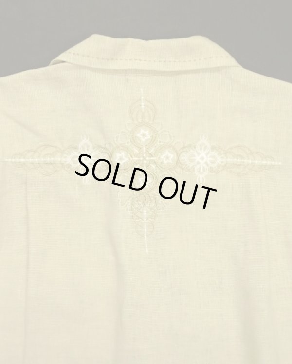 画像6: 05'S PATAGONIA "RHYTHM" ヘンプ/ポリ 刺繍入り 半袖 オープンカラーシャツ (VINTAGE)