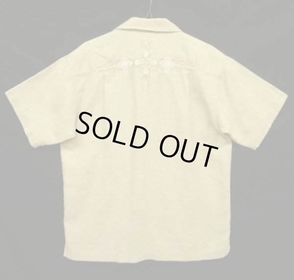 画像5: 05'S PATAGONIA "RHYTHM" ヘンプ/ポリ 刺繍入り 半袖 オープンカラーシャツ (VINTAGE)