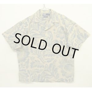 画像: 90'S RALPH LAUREN "CLAYTON" リネン/コットン 半袖 オープンカラーシャツ フローラル柄 (VINTAGE)