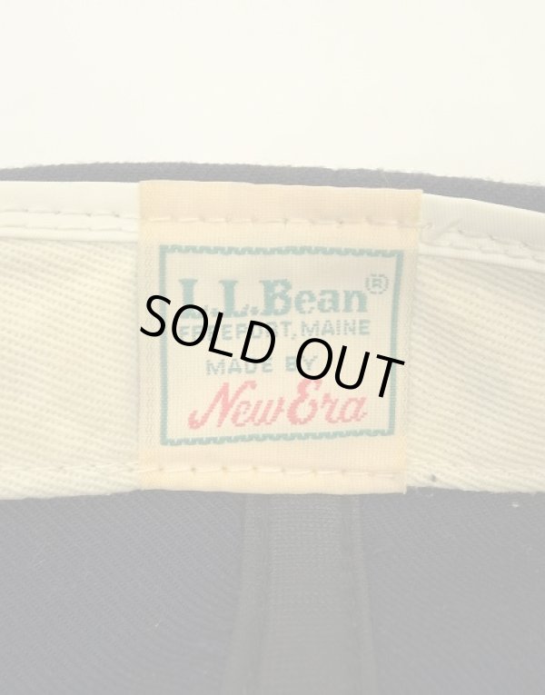 画像6: 80'S LL Bean x NEW ERA ウール 6パネル キャップ ネイビー USA製 (VINTAGE)