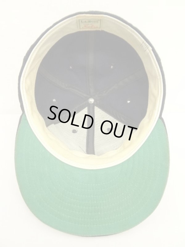 画像5: 80'S LL Bean x NEW ERA ウール 6パネル キャップ ネイビー USA製 (VINTAGE)