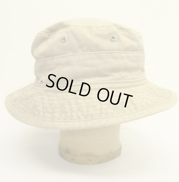 画像6: 90'S RALPH LAUREN ロゴ刺繍 バケットハット ベージュ USA製 (VINTAGE)