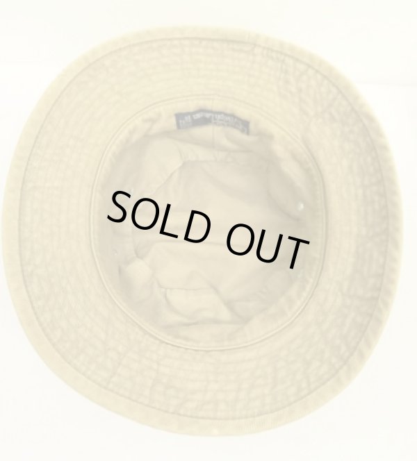 画像8: 90'S RALPH LAUREN ロゴ刺繍 バケットハット ベージュ USA製 (VINTAGE)