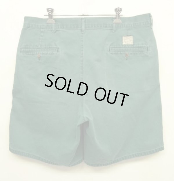 画像5: 90'S RALPH LAUREN ツープリーツ チノショーツ グリーン USA製 (VINTAGE)