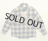 画像: 70'S SEARS "PERMA-PREST" プリントネルシャツ チェック柄 (DEADSTOCK)