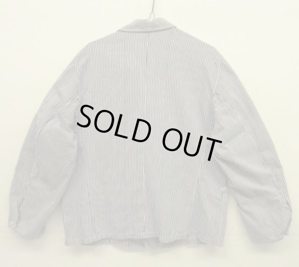 画像6: 60'S ジャーマンワーク ワークジャケット カバーオール ストライプ (VINTAGE)