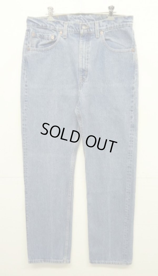 画像1: 90'S LEVIS 505 デニム インディゴ USA製 W34L32 (VINTAGE)