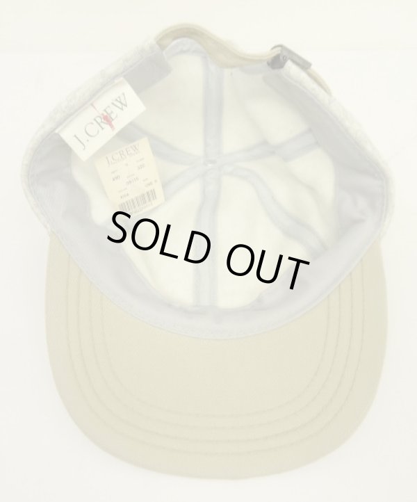 画像6: 90'S J.CREW 旧タグ スウェット/ツイル 6パネルキャップ アッシュグレー/ベージュ (DEADSTOCK)