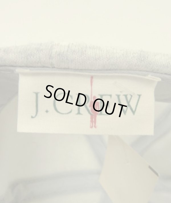 画像2: 90'S J.CREW 旧タグ スウェット/ツイル 6パネルキャップ アッシュグレー/ベージュ (DEADSTOCK)