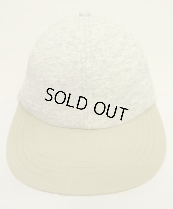 画像3: 90'S J.CREW 旧タグ スウェット/ツイル 6パネルキャップ アッシュグレー/ベージュ (DEADSTOCK)