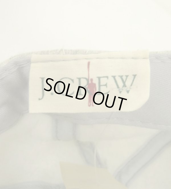 画像2: 90'S J.CREW 旧タグ スウェット/ツイル 6パネルキャップ アッシュグレー/ダークグリーン (DEADSTOCK)