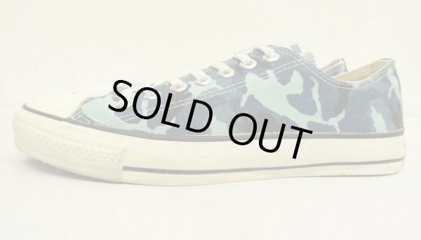 画像2: 90'S CONVERSE "ALL STAR LO" キャンバス スニーカー ブルーカモ USA製 BOX付き (VINTAGE)