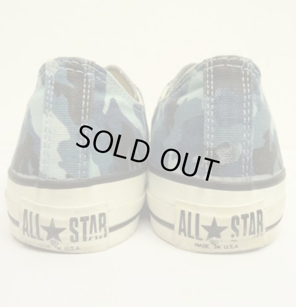 画像4: 90'S CONVERSE "ALL STAR LO" キャンバス スニーカー ブルーカモ USA製 BOX付き (VINTAGE)