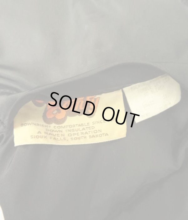 画像2: 70'S COMFY リバーシブル スクエアキルト ダウンベスト ブラック/レッド (VINTAGE)