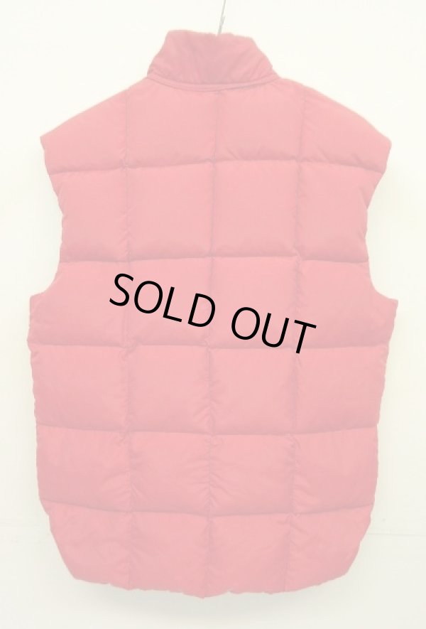 画像5: 70'S COMFY リバーシブル スクエアキルト ダウンベスト ブラック/レッド (VINTAGE)