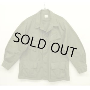 画像: 60'S アメリカ軍 US ARMY "JUNGLE FATIGUE" リップストップ ファティーグジャケット L-SHORT (VINTAGE)