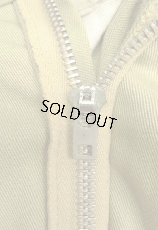 画像4: 70'S DICKIES 874 チビタグ ワークパンツ TALONアルミジップ ベージュ W33L32 USA製 (VINTAGE)