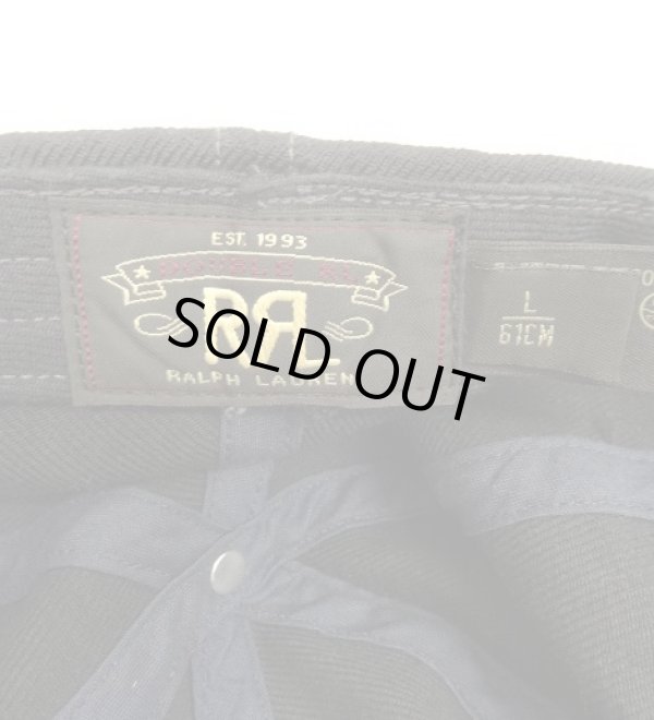 画像7: RRL 刺繍入り ウール ミリタリーキャップ ダークネイビー (USED)