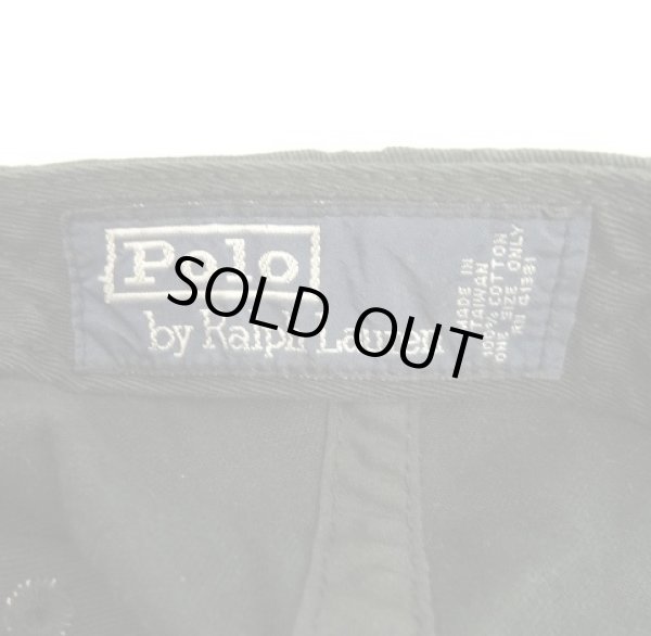 画像6: 90'S RALPH LAUREN ワッペン付き トラッカーキャップ ブラック (VINTAGE)