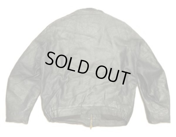 画像8: 70'S フランス軍 前期型 レザー パイロットジャケット ダークネイビー (VINTAGE)