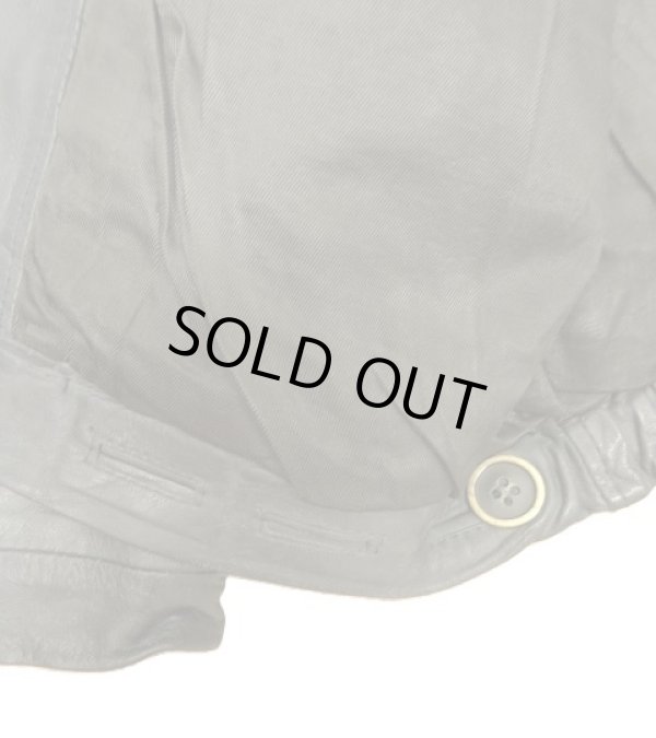 画像4: 70'S フランス軍 前期型 レザー パイロットジャケット ダークネイビー (VINTAGE)