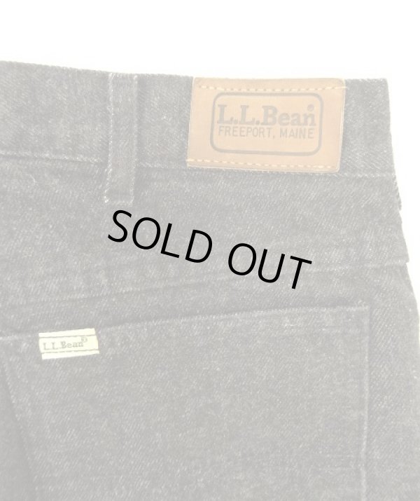 画像6: 80'S LL Bean "先染めブラック" ボタンフライ デニム ブラック USA製 (VINTAGE)