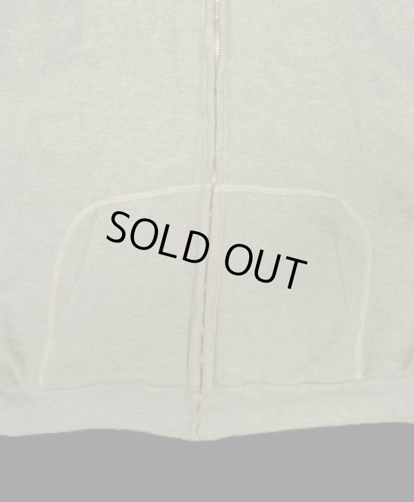 画像6: 70'S MAVERICK 裏サーマル フルジップ スウェットパーカー IDEALアルミジップ ヘザーグレー USA製 (VINTAGE)