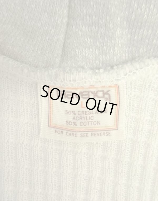 画像2: 70'S MAVERICK 裏サーマル フルジップ スウェットパーカー IDEALアルミジップ ヘザーグレー USA製 (VINTAGE)