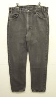 画像1: 80'S LEVIS 505 デニム 先染めブラック W36L30 USA製 (VINTAGE)
