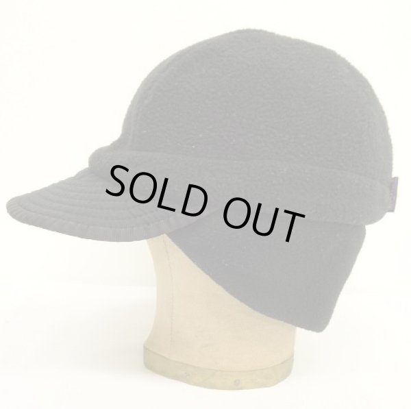 画像4: 00'S PATAGONIA "SYNCHILLA DUCKBILL CAP" フリースキャップ ブラック (VINTAGE)