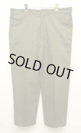 画像: 70'S SEARS "PERMA-PREST" ワークパンツ 42TALONジップ オリーブ (VINTAGE)