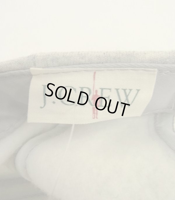 画像6: 90'S J.CREW 旧タグ スウェット/ツイル 6パネルキャップ アッシュグレー/ネイビー (DEADSTOCK)