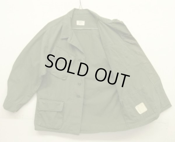 画像4: 60'S アメリカ軍 US ARMY "JUNGLE FATIGUE" リップストップ ファティーグジャケット M-SHORT (VINTAGE)