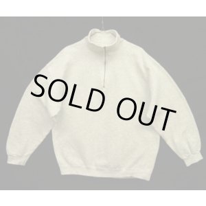 画像: 90'S TULTEX ハーフジップ スウェットシャツ アッシュグレー (VINTAGE)