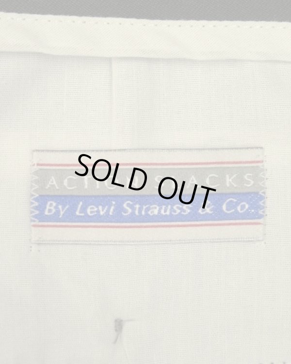 画像2: LEVIS "ACTION SLACKS" スラックス ブラック (VINTAGE)