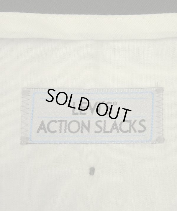 画像2: 90'S LEVIS "ACTION SLACKS" スラックス ブラック (VINTAGE)