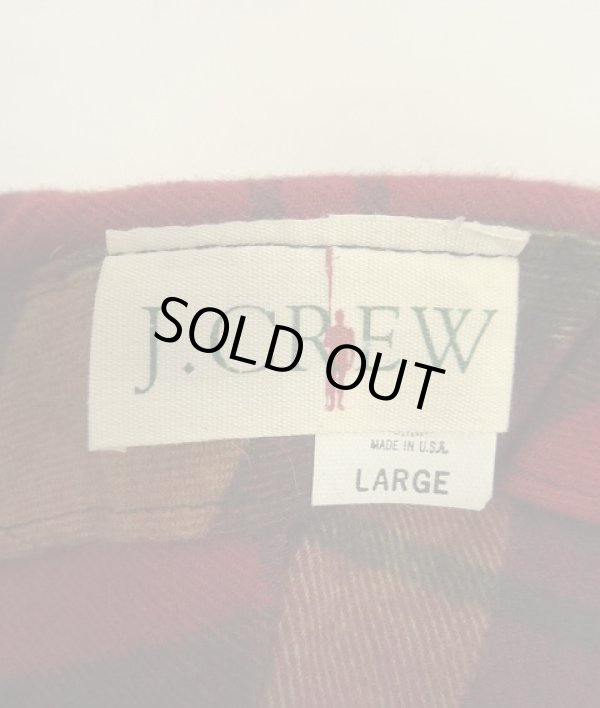 画像9: 90'S J.CREW 旧タグ 耳当て付き ウールキャップ グレー USA製 (DEADSTOCK)