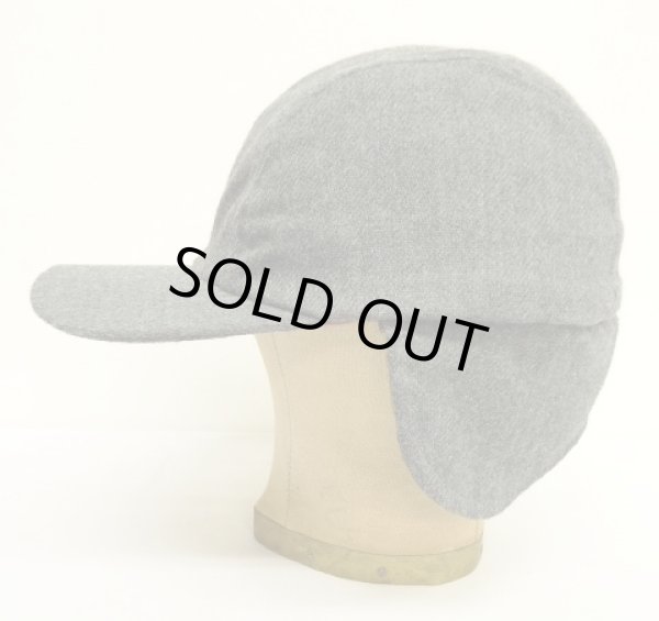 画像3: 90'S J.CREW 旧タグ 耳当て付き ウールキャップ グレー USA製 (DEADSTOCK)